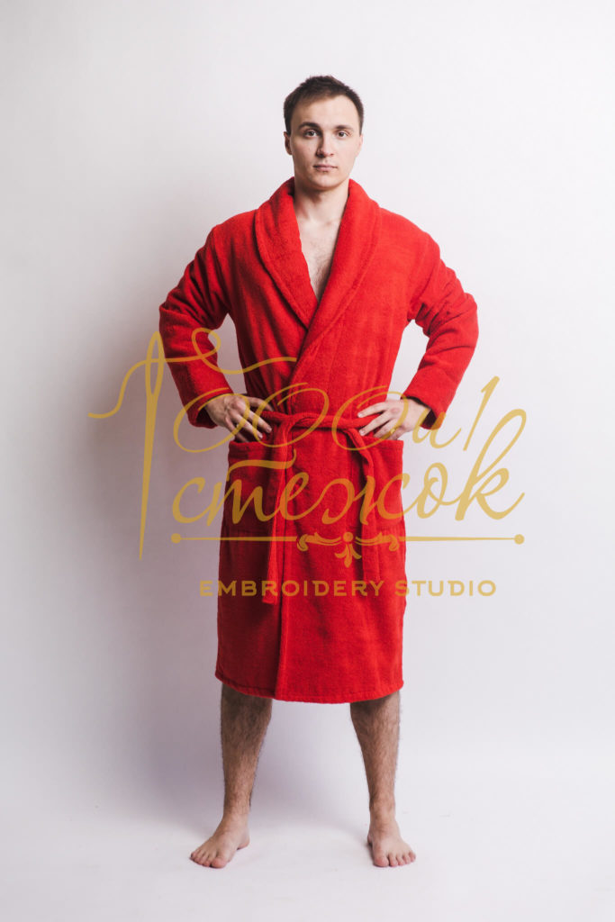 Мужской халат без капюшона категории 